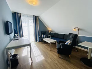 Fasten Termine in Prerow an der Ostsee_gemütliches Zimmer im Hotel Haus Kranich
